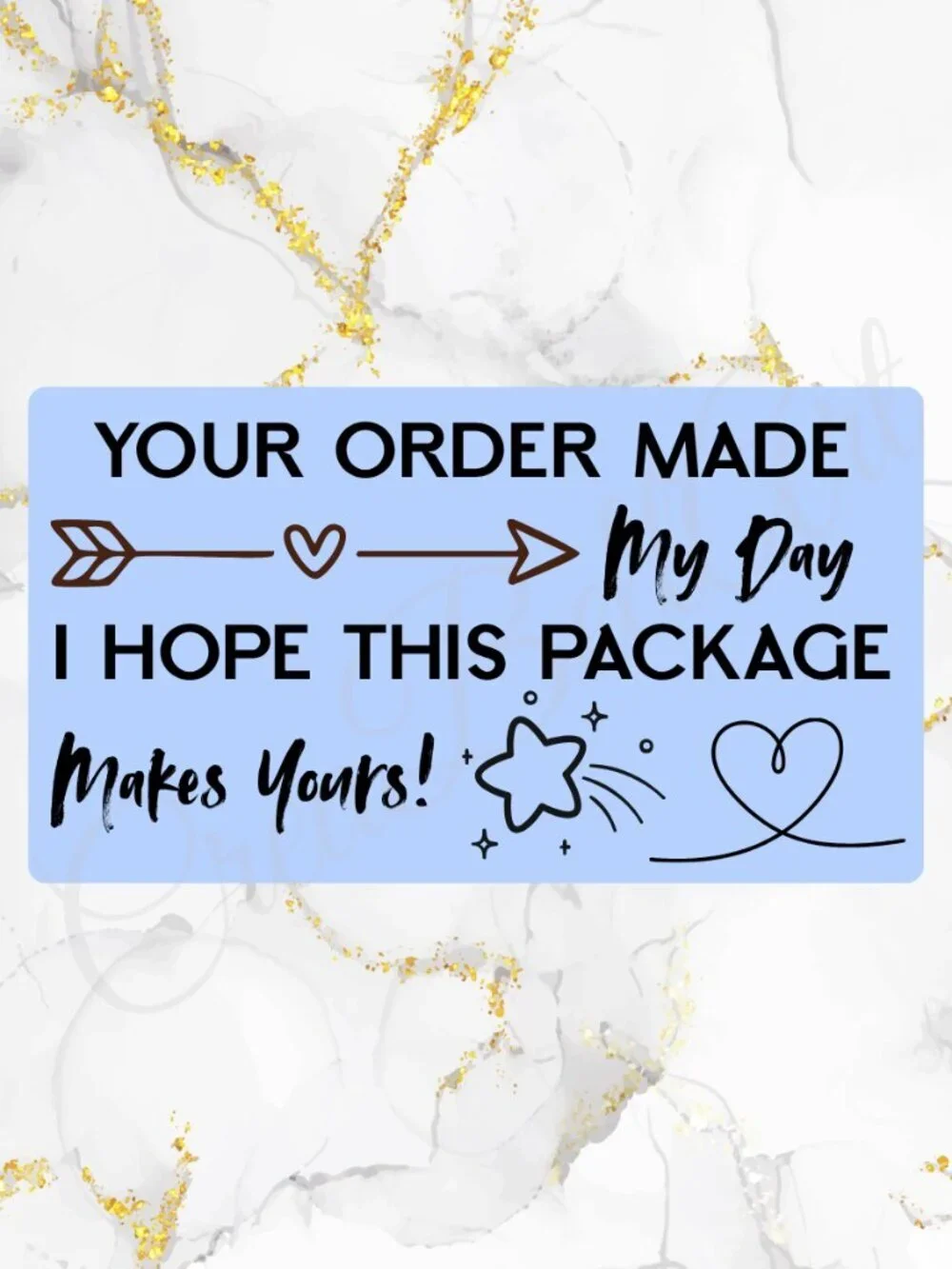 100 Thank you Stickers for Packaging | Small Business Labels